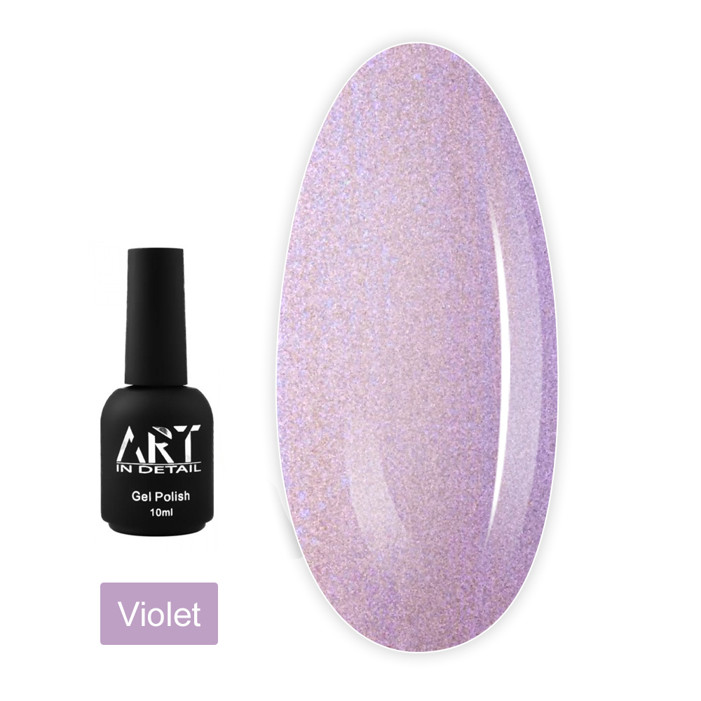 Топ для гель лака ART In Detail No Wipe Pearl Top перламутровый 10 мл (Violet)