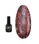 Топ для гель-лаку ART In Detail No Whipe Flash Top Red світловідбивний 10 мл