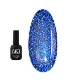 Топ для гель лака ART In Detail No Whipe Flash Top Blue светоотражающий 10 мл