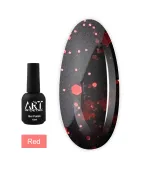 Топ для гель-лаку ART In Detail No Whipe Hive Top із шестигранниками10 мл (Red)