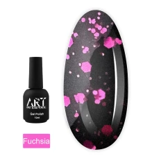 Топ для гель лака ART In Detail No Whipe Hive Top с шестигранниками10 мл (Fuchsia)