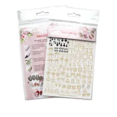 Трафарет-слайдер E.MI NailCrustt (Gold 12)