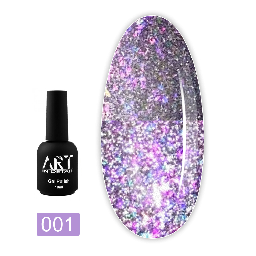 Гель-лак ART In Detail Magic Flash світловідбиваючий 10 мл (001)
