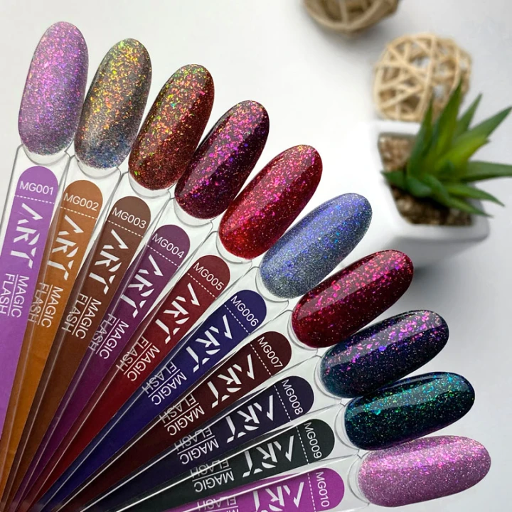 Гель-лак ART In Detail Magic Flash світловідбиваючий 10 мл (008)