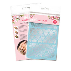 Трафарет-слайдер E.MI NailCrustt (Silver 19)