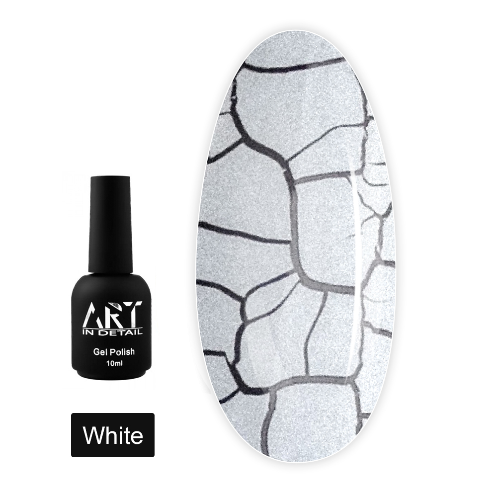 Гель-лак ART In Detail Crack Effect 10 мл (White)