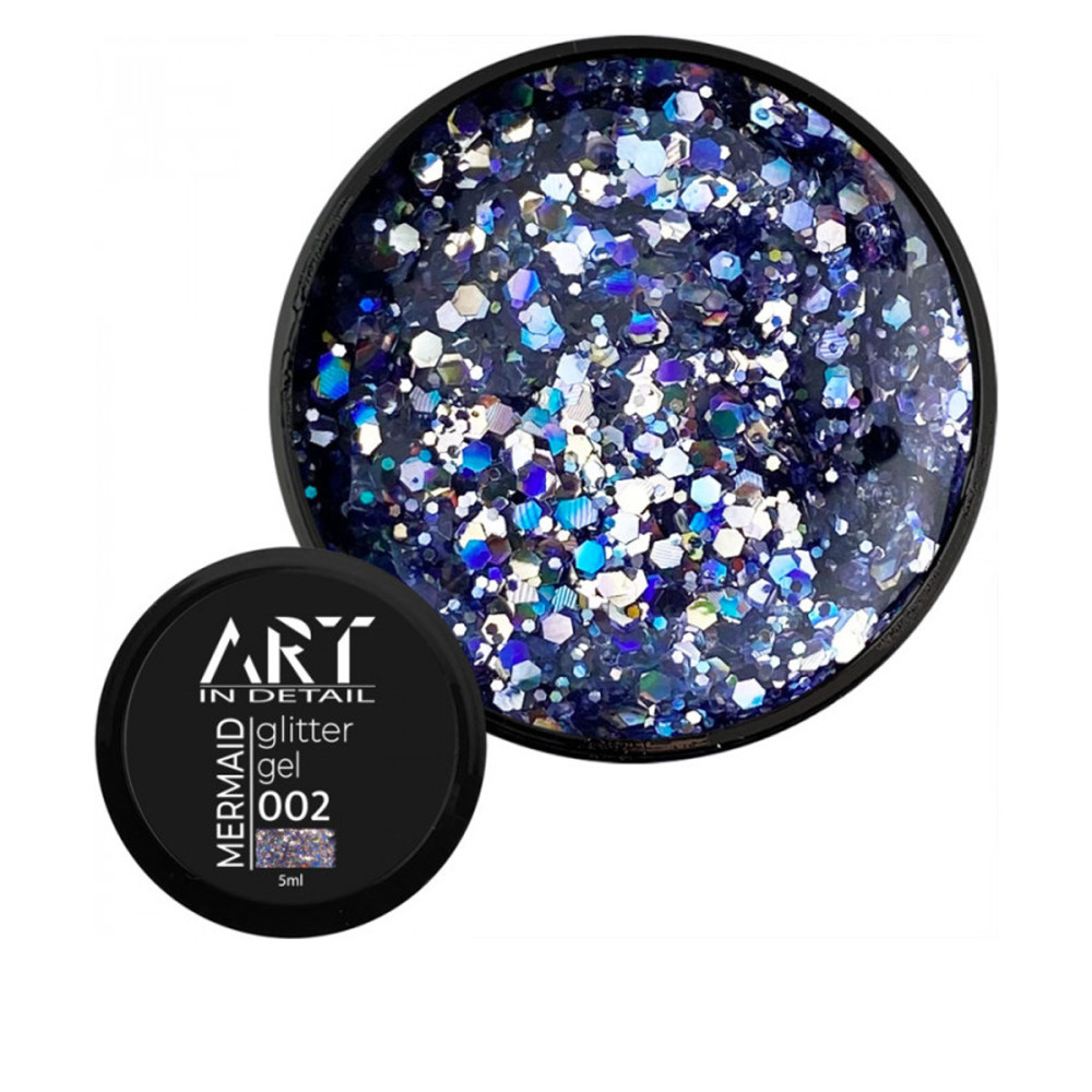 Гель с блестками ART In Detail Mermaid Glitter Gel 5 мл (002)