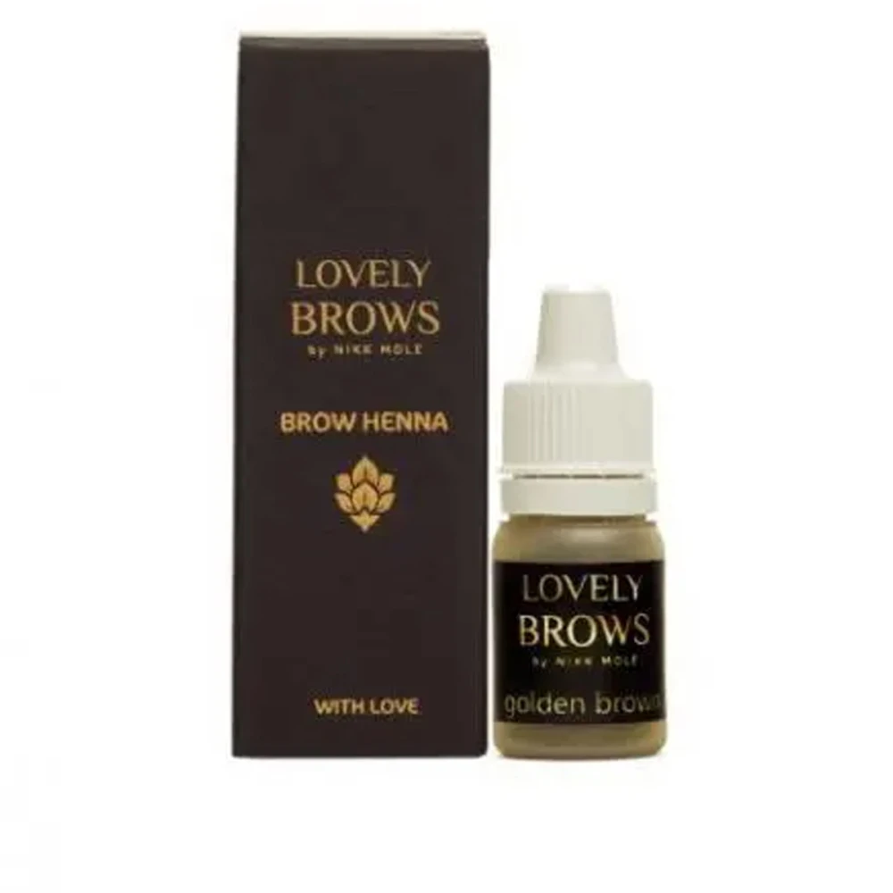 Хна Nikkmole Lovely Brows By Nikk Mole для бровей (Золотисто-коричневый)