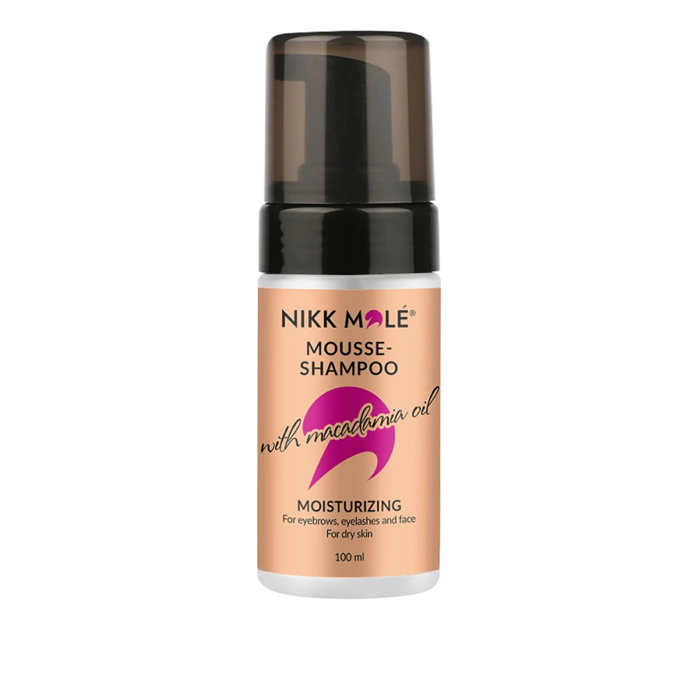 Мус-Шампунь Nikkmole с маслом макадамии 100 мл