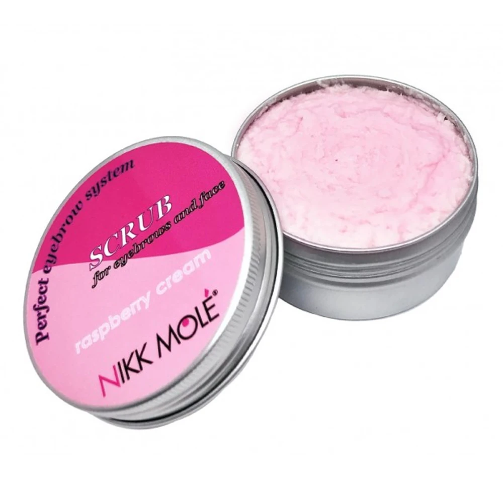 Скраб Nikkmole для бровей и лица Raspberry Cream 100 мл