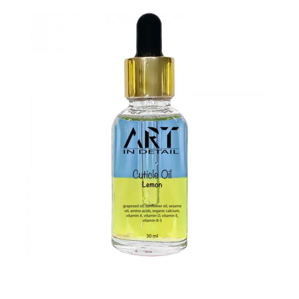 Масло двухфазное для ногтей и кутикули ART In Detail 30 мл (Lemon)