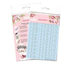 Трафарет-слайдер E.MI NailCrustt (Новорічний №36)