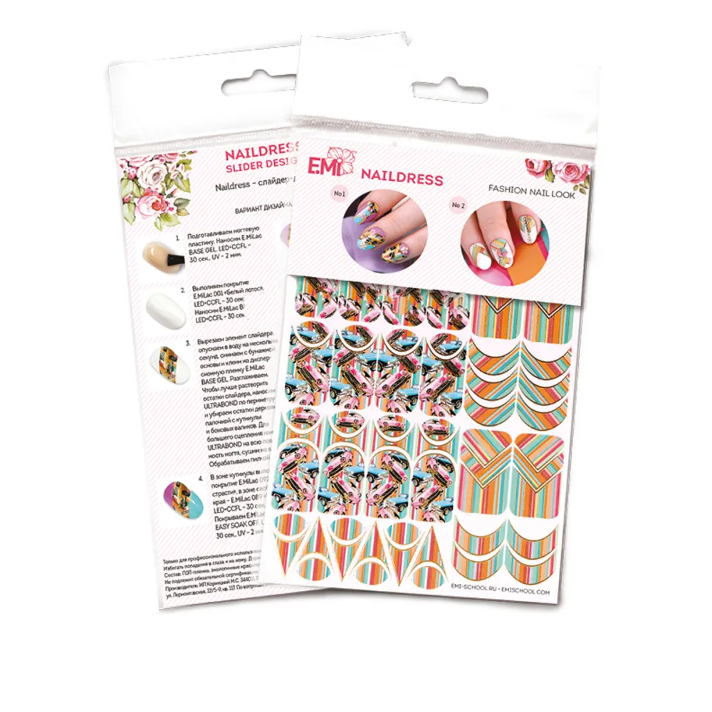 Слайдер-дизайн E.MI NailDress (Ретромобіль)