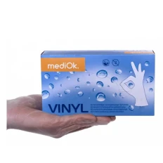 Перчатки виниловые неопудренные MediOk 100 шт (M)