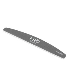 Пилка місяць FRC Beauty чорна вологостійка 1 шт (180/240 grit)