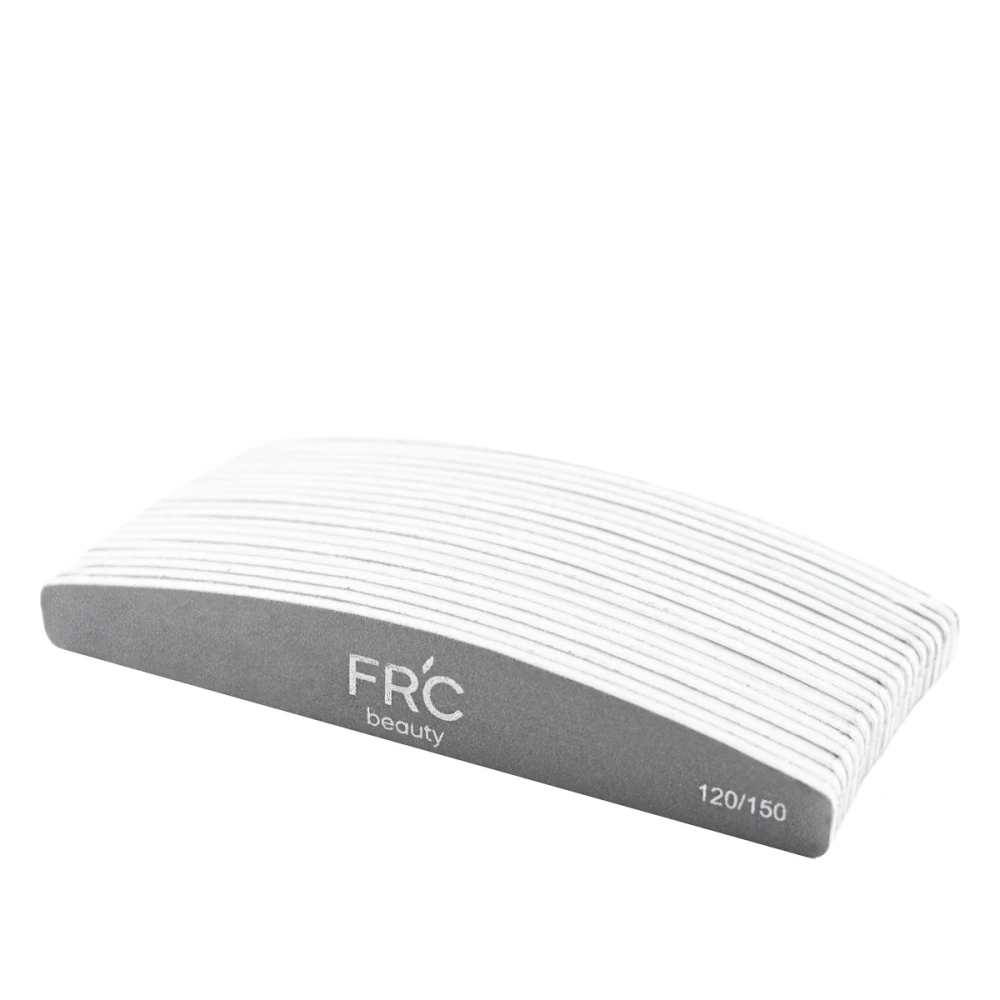 Пилка луна FRC Beauty черная влагостойкая 20 шт (120/150 grit)