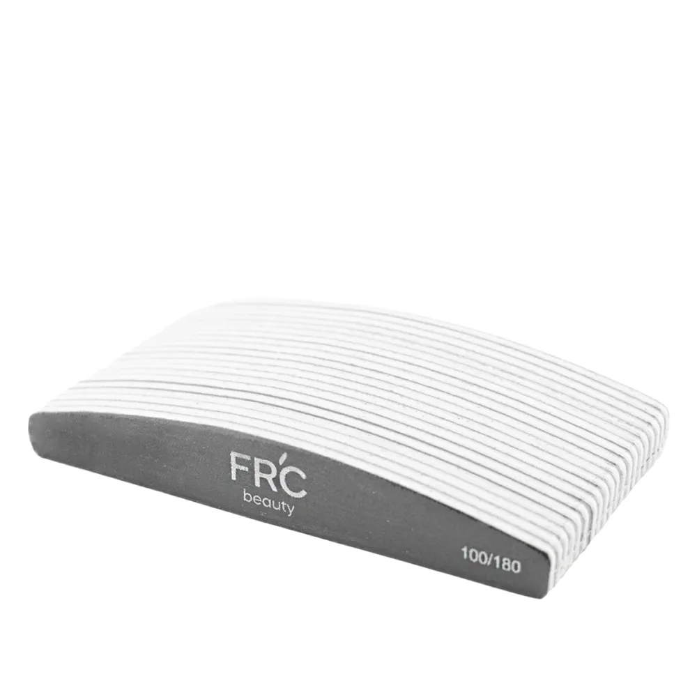 Пилка луна FRC Beauty черная влагостойкая 20 шт (100/180 grit)
