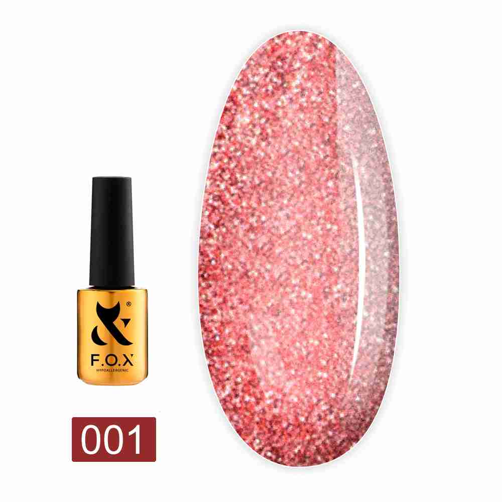 База для гель-лака FOX Base Cat Eye 7 ml (001)