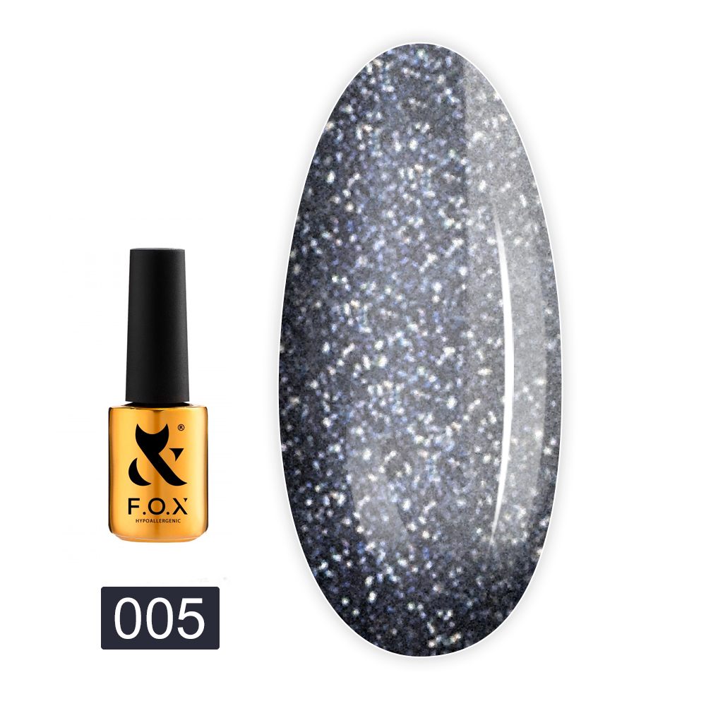 База для гель лака FOX Base Cat Eye 7 ml (005)