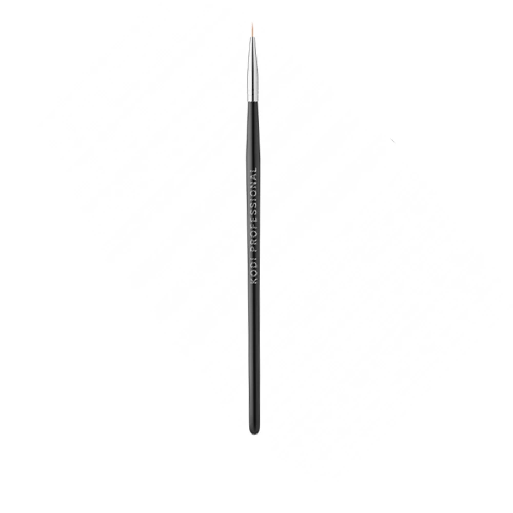 Пензлик для роспису нігтів нейлон KODI чорна ручка (00 F)