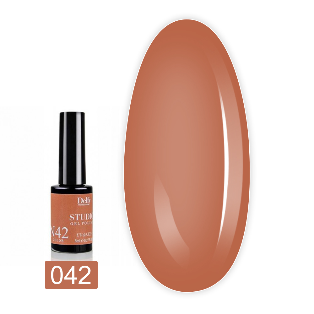 Гель лак Delfy Студио для ногтей 8 мл (717047 N42)