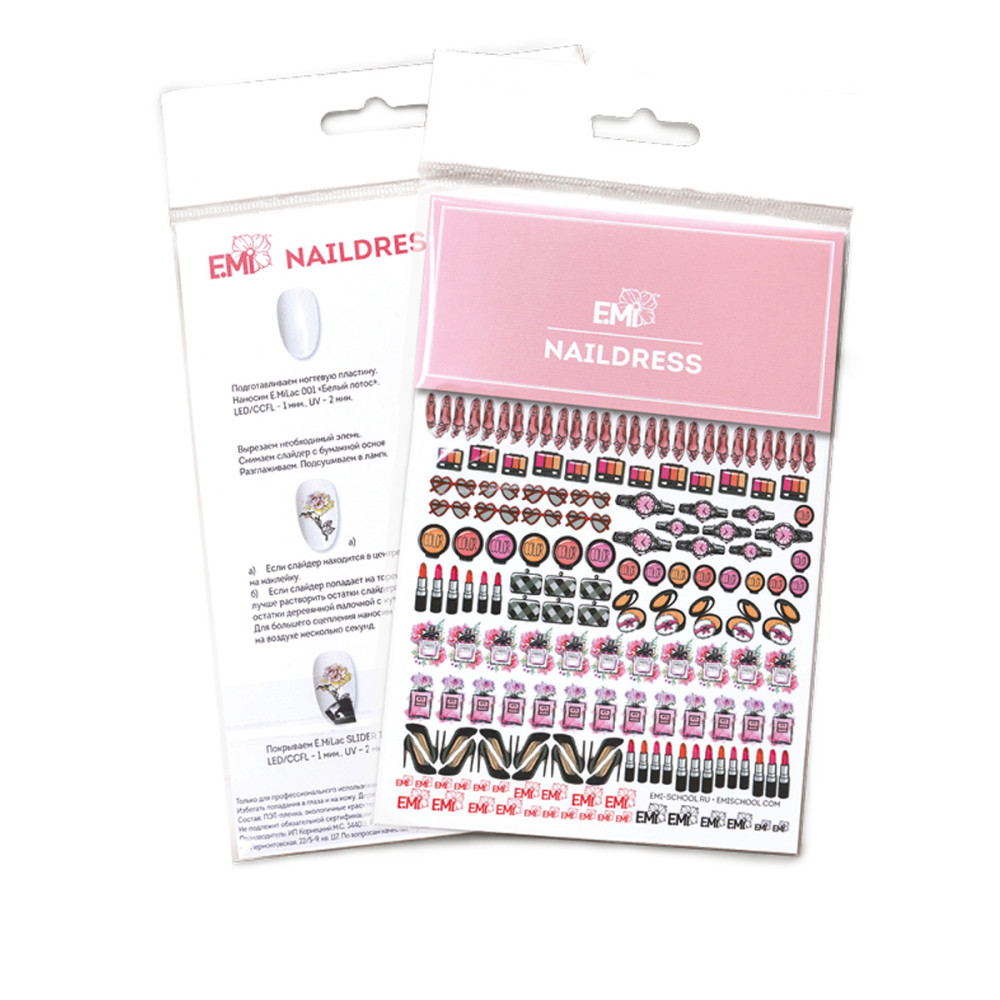 Слайдер-дизайн E.MI NailDress (Косметика №4)