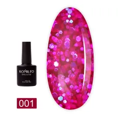 Гель лак KOMILFO Stardust Glitter 8 мл (001)