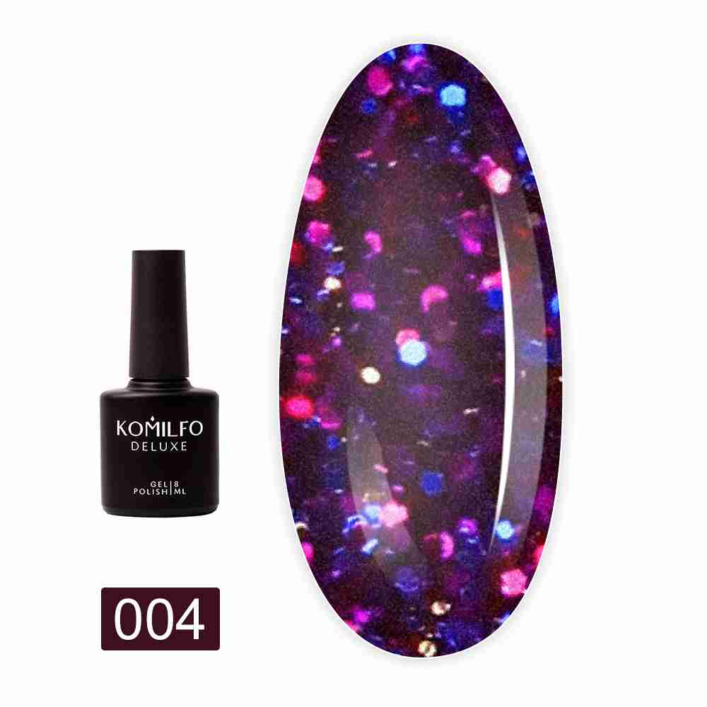 Гель-лак KOMILFO Stardust Glitter 8 мл (004)