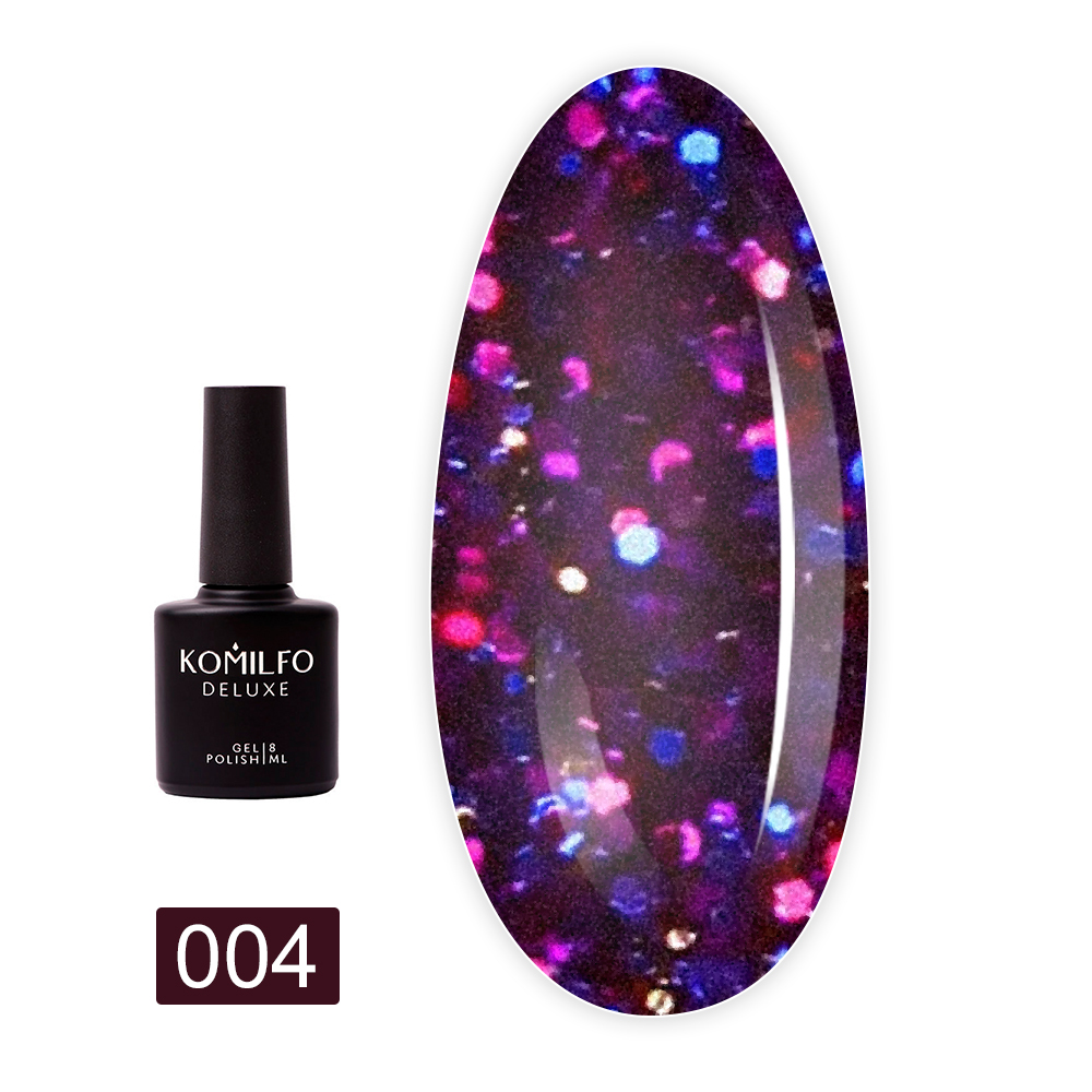Гель лак KOMILFO Stardust Glitter 8 мл (004)