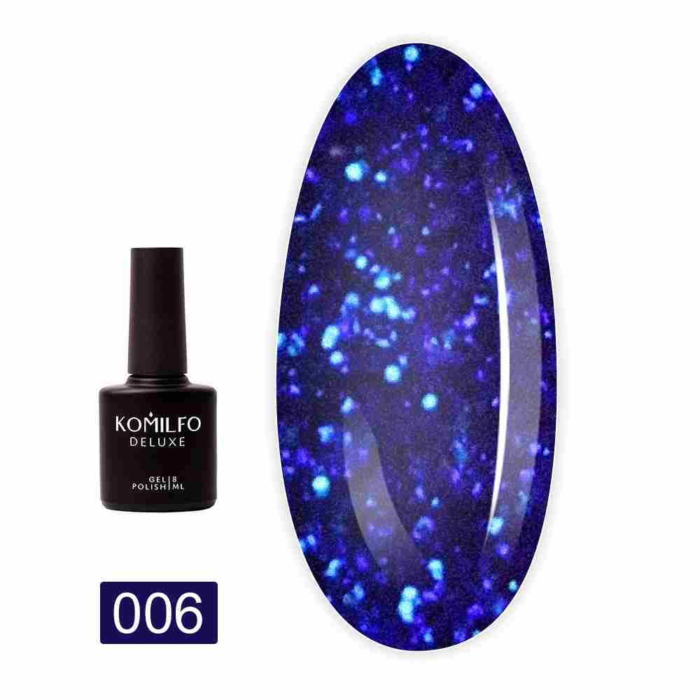 Гель-лак KOMILFO Stardust Glitter 8 мл (006)