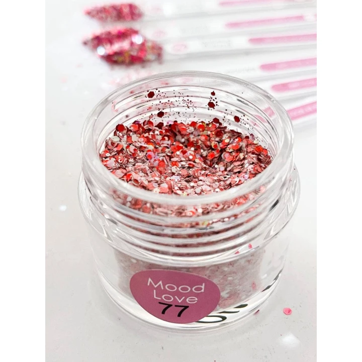 Пудра-Dip для покрытия ногтей Dip системой Christmas Collection 30 мл (077 Mood Love)