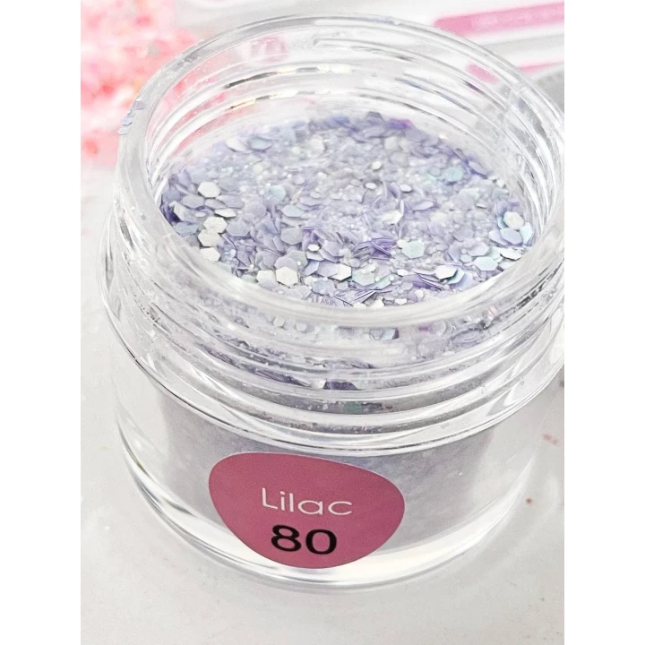 Пудра-Dip для покриття нігтів Dip системою Christmas Collection 30 мл (080 Lilac)