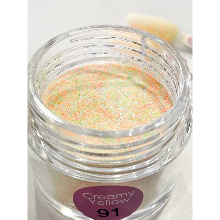 Пудра-Dip для покрытия ногтей Dip системой Milange Collection 30 мл (091 Creamy Yellow)