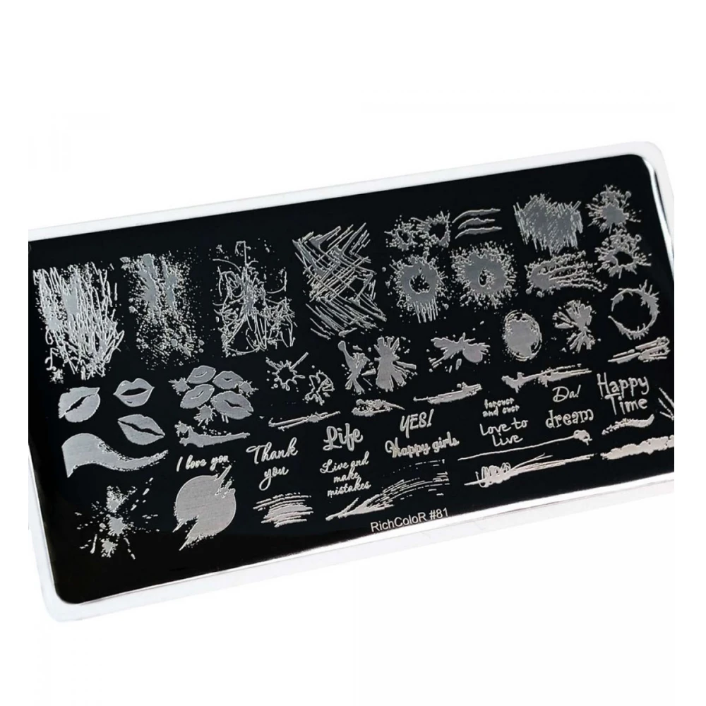Пластина для стемпинга RichColor (081)