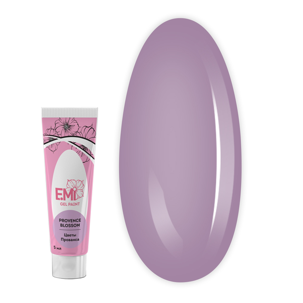 Гель-краска для росписи и стемпипа E.MI 5 мл (CITY WOMAN Цветы прованса)