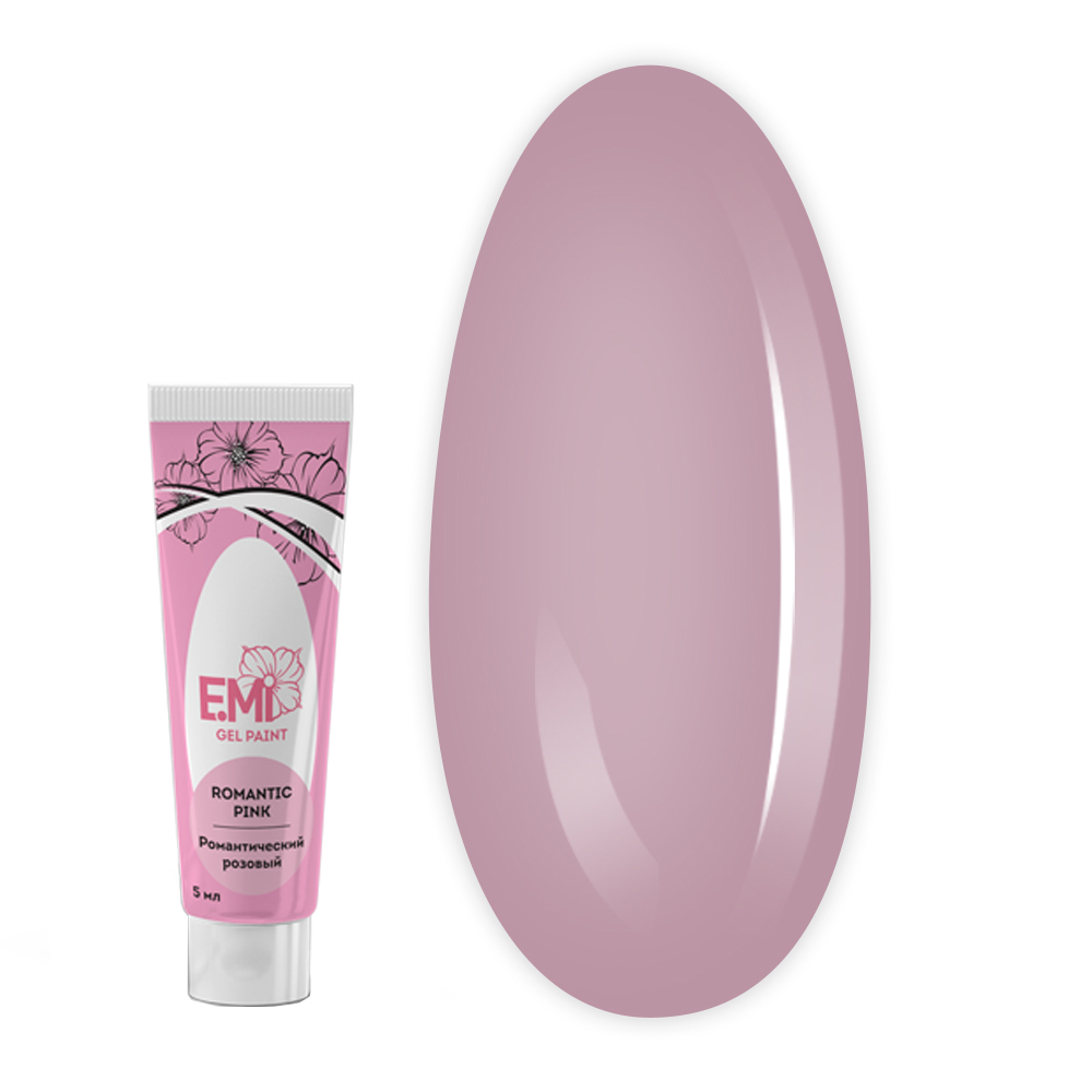 Гель-фарба для розпису та стемпіпу E.MI 5 мл (CITY WOMAN Романтичний рожевий)