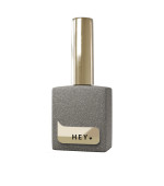 Топ Heylove FLAKES без липкого шару з блискучими частинками фольги 15 мл (Silver matte)