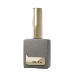 Топ Heylove FLAKES без липкого слоя с блестящими частицами фольги 15 мл (Silver matte)