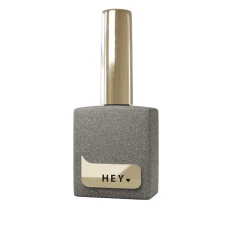 Топ Heylove FLAKES без липкого слоя с блестящими частицами фольги 15 мл (Silver matte)