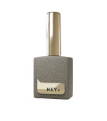 Топ Heylove FLAKES без липкого шару із блискучими частинками фольги 15 мл (Gold matte)