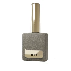 Топ Heylove FLAKES без липкого слоя с блестящими частицами фольги 15 мл (Gold matte)