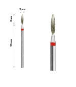 Фреза Алмазная mArt (Пламя Red 2.8 (М-025))