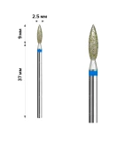 Фреза Алмазная mArt (Пламя Blue 2.5*9 (М-026))