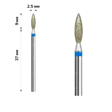 Фреза Алмазна mArt (Полумя Blue 2.5*9 (М-026))