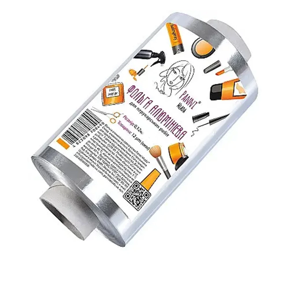 Фольга ПМ алюминиевая 0.12 100 м 1 рулон