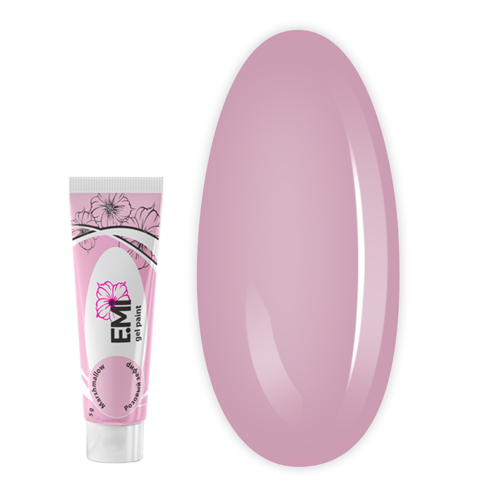 Гель-фарба для розпису та стемпіпу E.MI 5 мл (PASTEL RINGS Рожевий зефір)