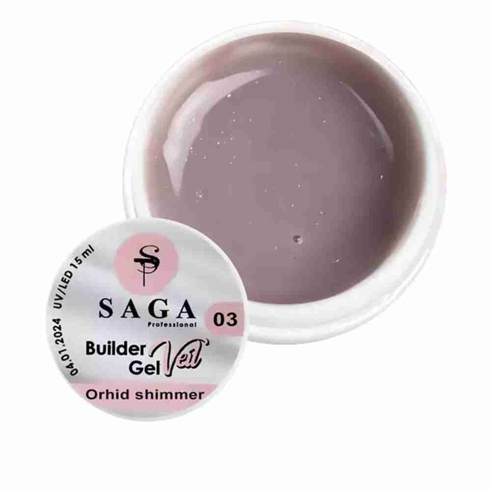 Гель для наращивания Saga Builder Gel Color 15 мл (03)