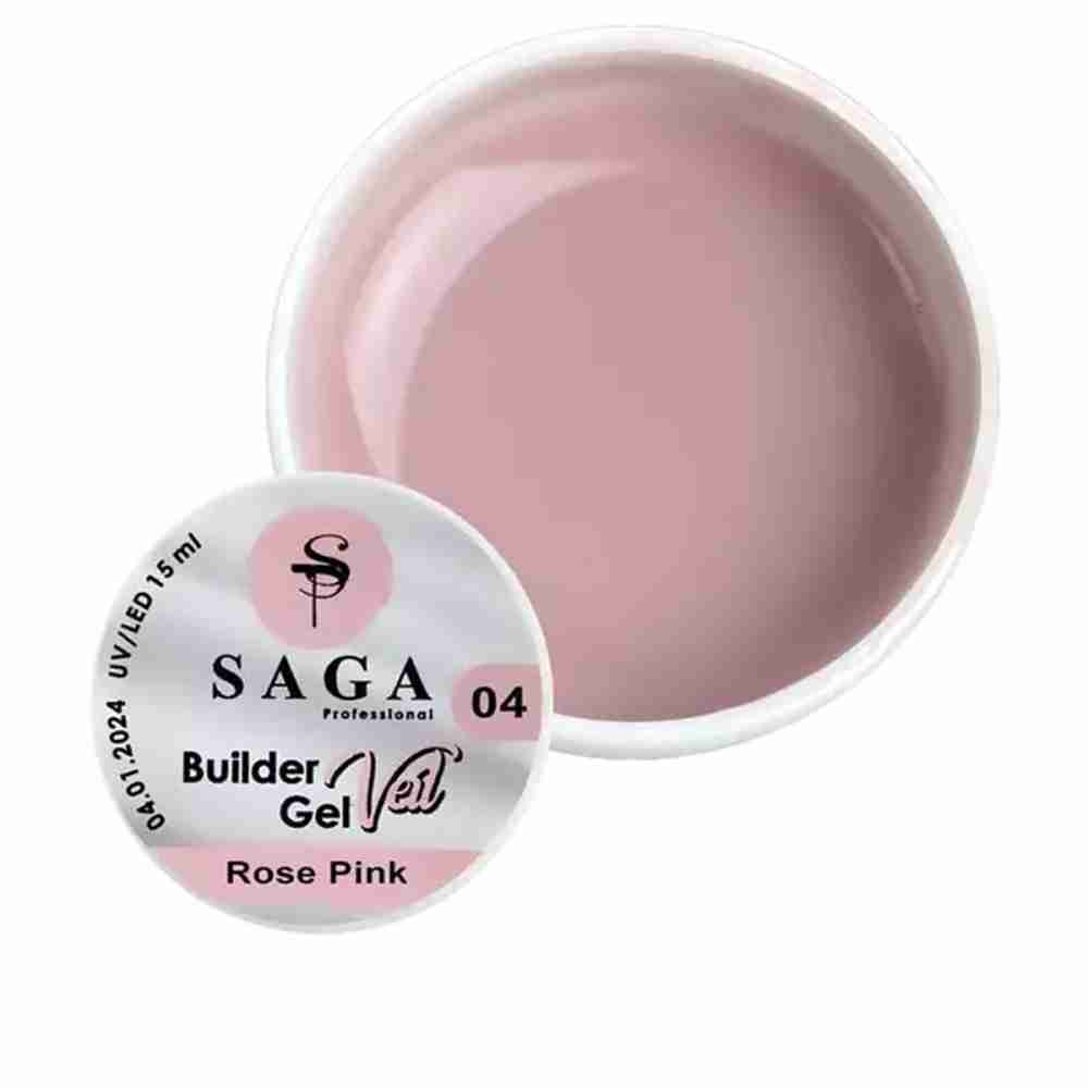 Гель для нарощування Saga Builder Gel Color 15 мл (04)