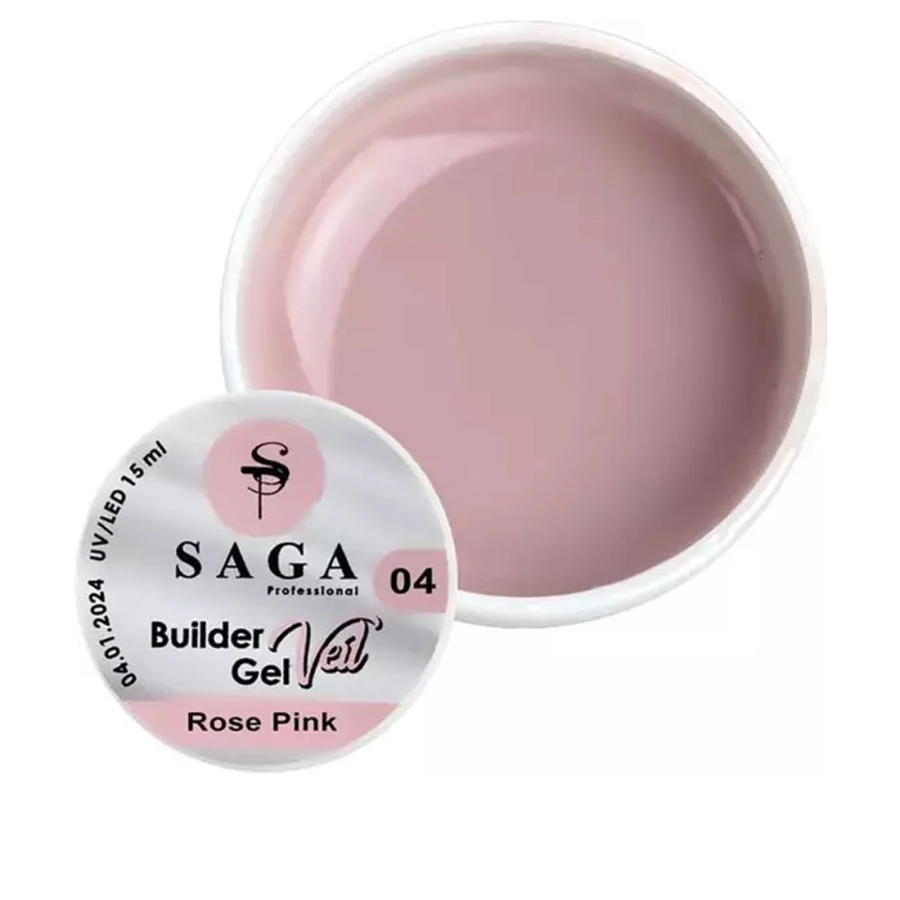 Гель для наращивания Saga Builder Gel Color 15 мл (04)