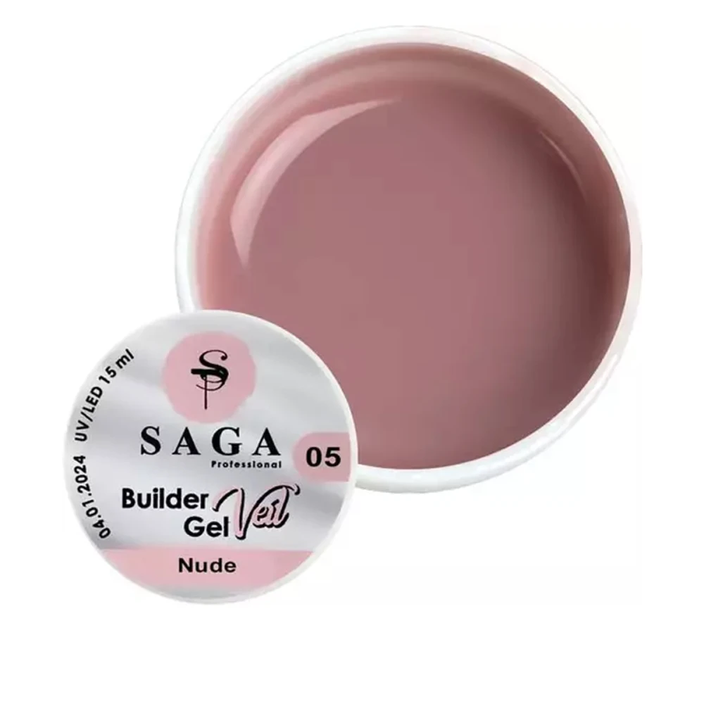 Гель для наращивания Saga Builder Gel Color 15 мл (05)